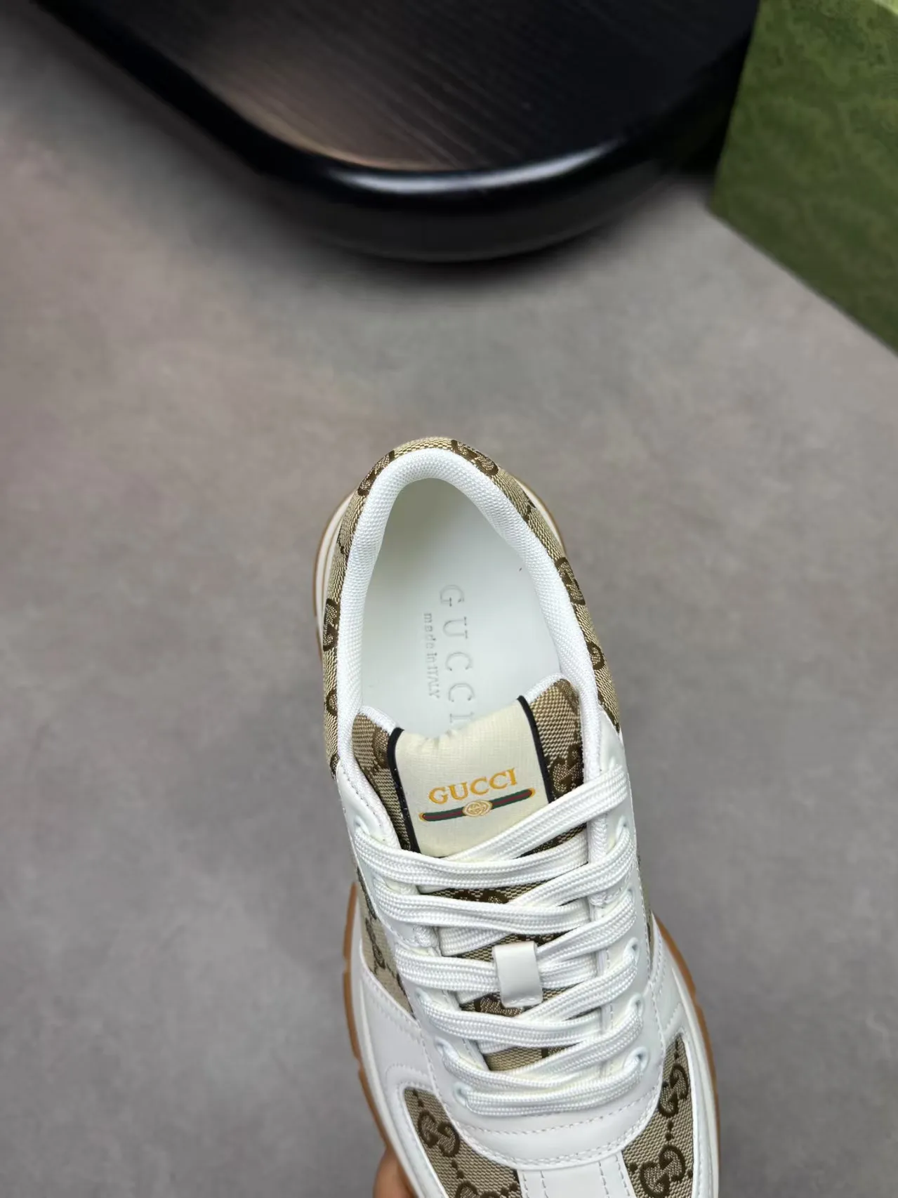Men's Men's Shoes 💰460 [New Style] 🎍🎍New Style Gucci - Men's Shoes GUCCI [Lightning] The latest shoes are shipped. Original quality, fashionable, made of special materials, sheepskin lining, brand new packaging. The foot feels super comfortable and the workmanship is impeccable. Size: 38-45